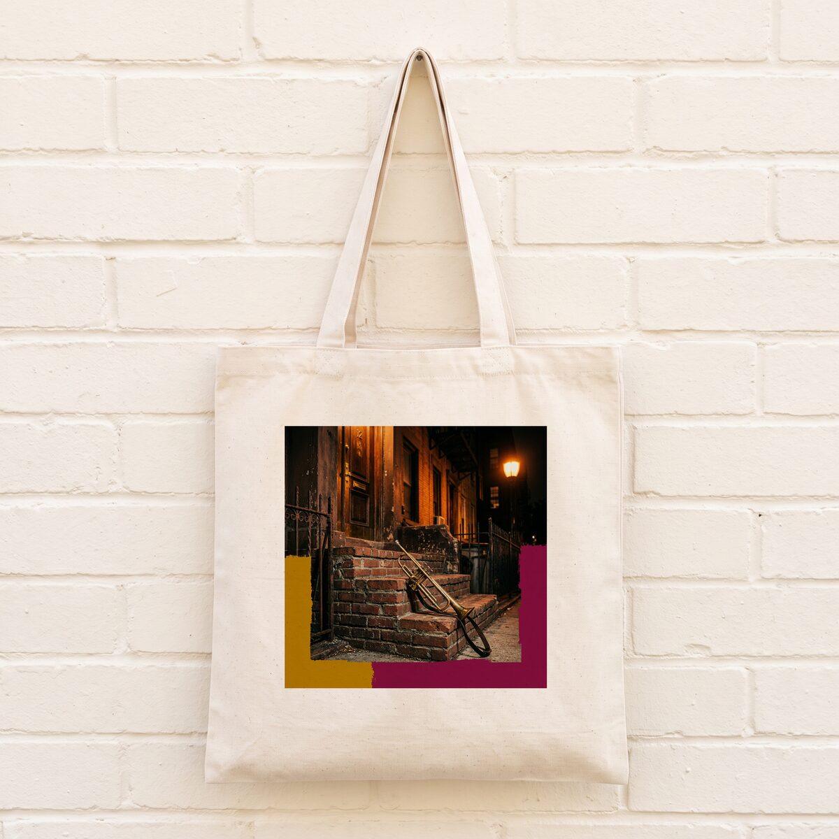 Stoop Sessions tote by Orchard St. Horns