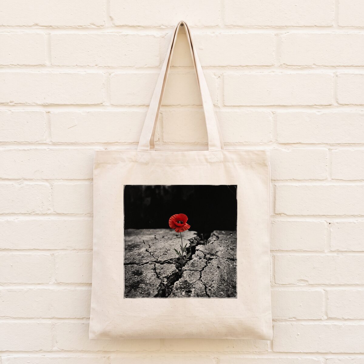 Angles & Asphalt tote by Concrete Bloom