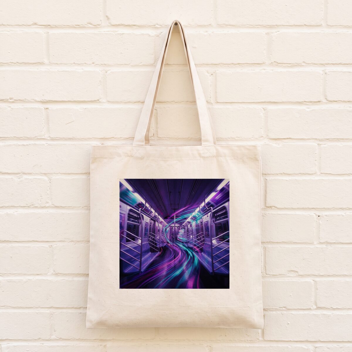 Night Bus Reverb tote by Velvet Transit