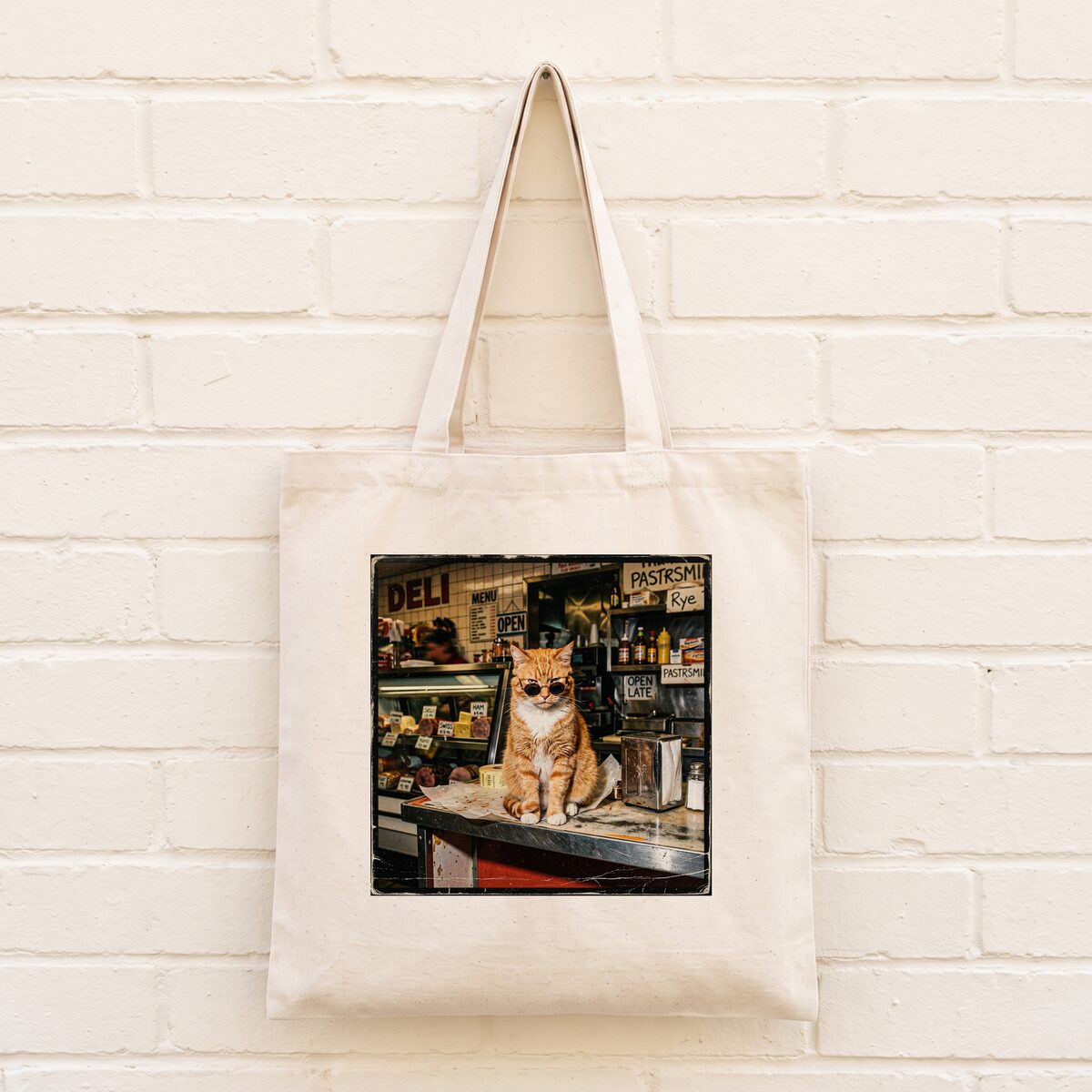 The Boss of the Corner tote by The Bodega Cats