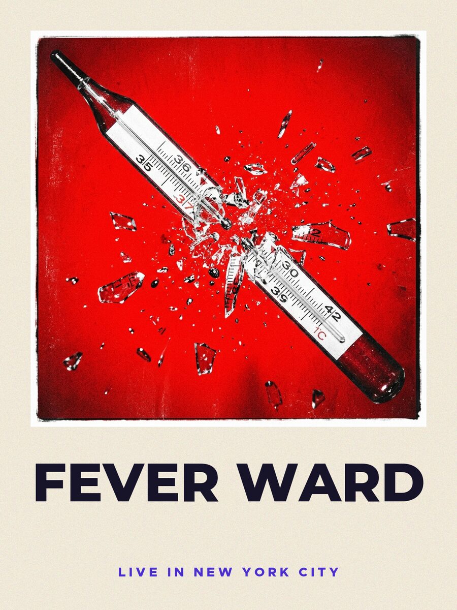 Gig poster, signed by Fever Ward