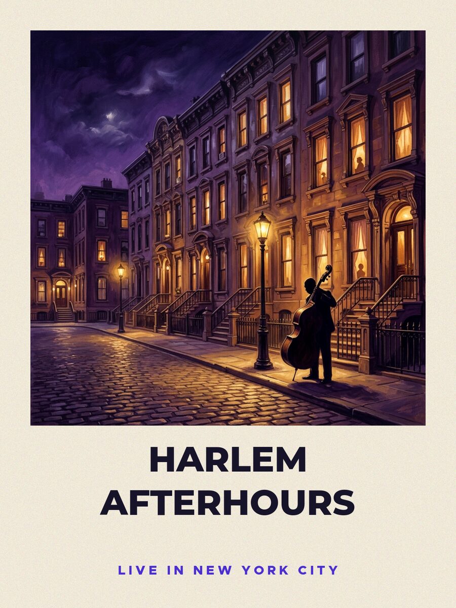 Gig poster, signed by Harlem Afterhours