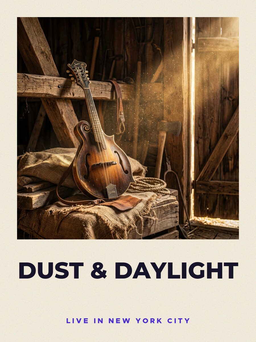 Gig poster, signed by Dust & Daylight