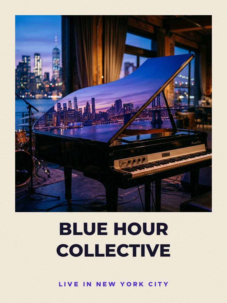 Gig poster, signed by Blue Hour Collective